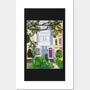 Capitol Hill Rowhouse in Spring Posters and Art